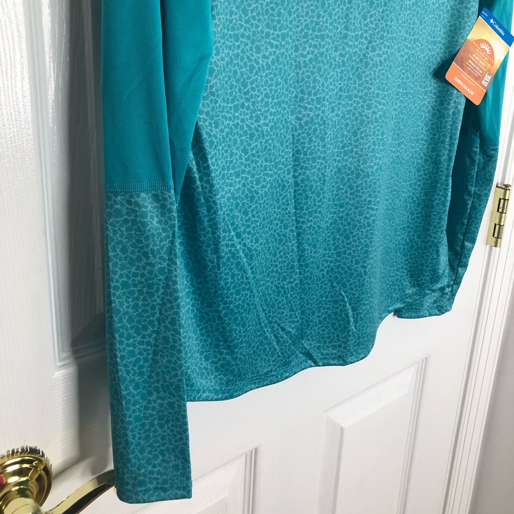 Columbia Women's Blue Long Sleeve Omni Shade Shirt Size US Medium - Picture 5 of 8